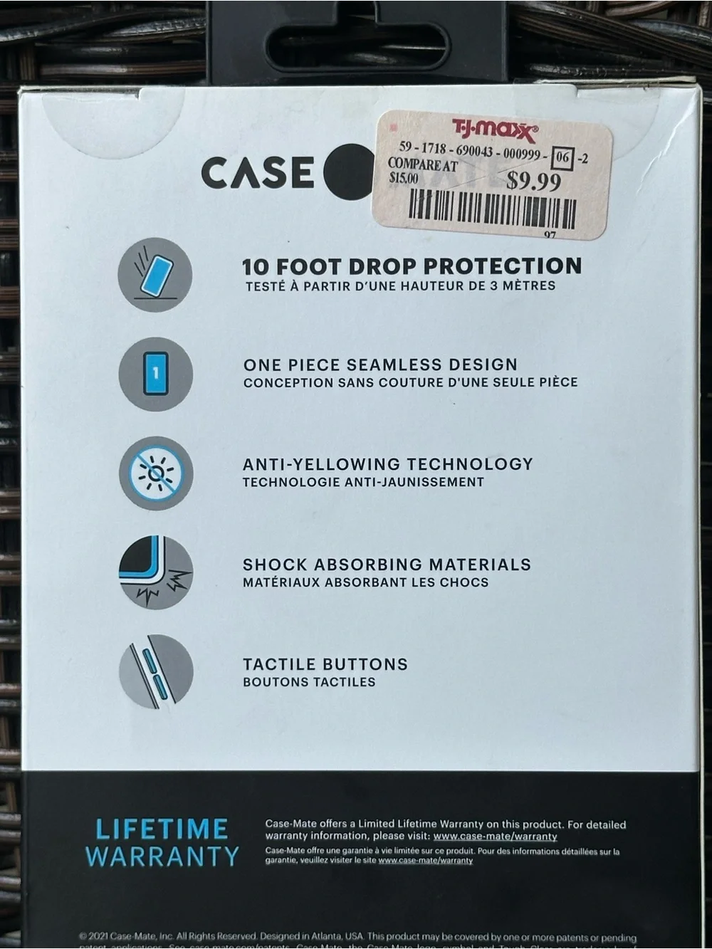 *FREE Casemate Touch Clear Phone Case for iPhone 13 Pro Max / 12 Pro Max*
